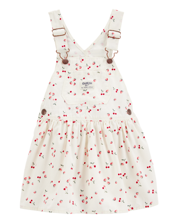 Toddler Cherry-Print Knit Jumper Dress, 