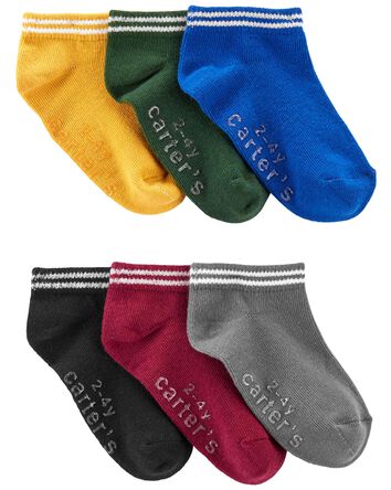 Toddler 6-Pack No-Show Socks, 