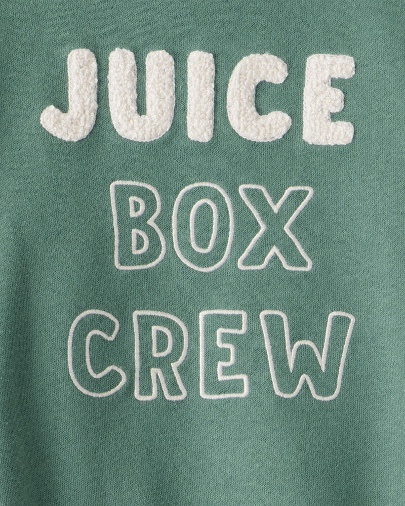 Toddler Boy Juice Box Crew Long-Sleeve Tee & Pant Set - Green, image 4 of 7 slides