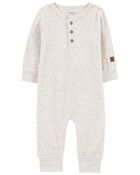 Baby Drop Needle Rib Jumpsuit, image 1 of 3 slides