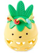 Farmstand Roll-Around Pineapple Rattle Baby Toy, image 1 of 2 slides