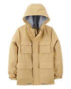 Boys Midweight Utility Jacket - Khaki, image 1 of 3 slides
