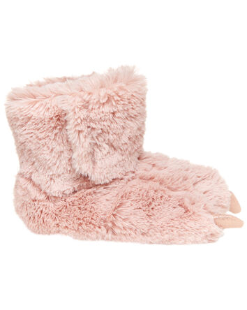 Fuzzy Dinosaur Slipper Shoes, 