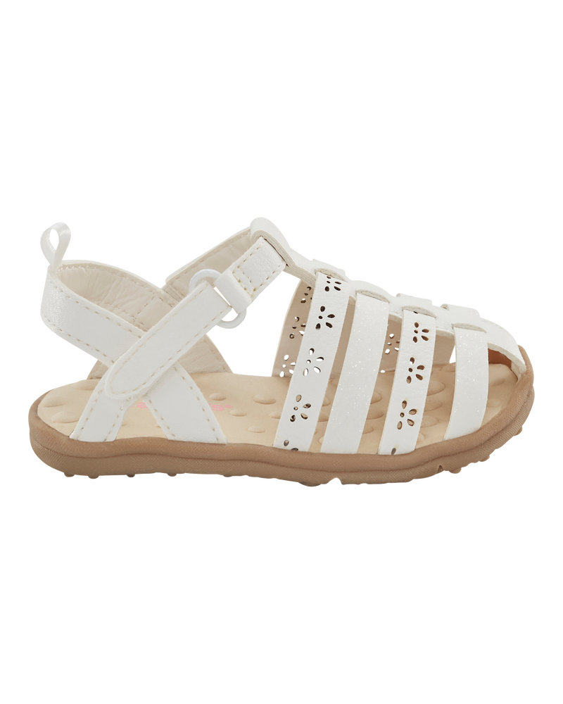 Baby Every Step® First Walker Fisherman Sandals - White, image 2 of 7 slides