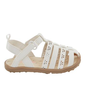Baby Every Step® First Walker Fisherman Sandals - White, 