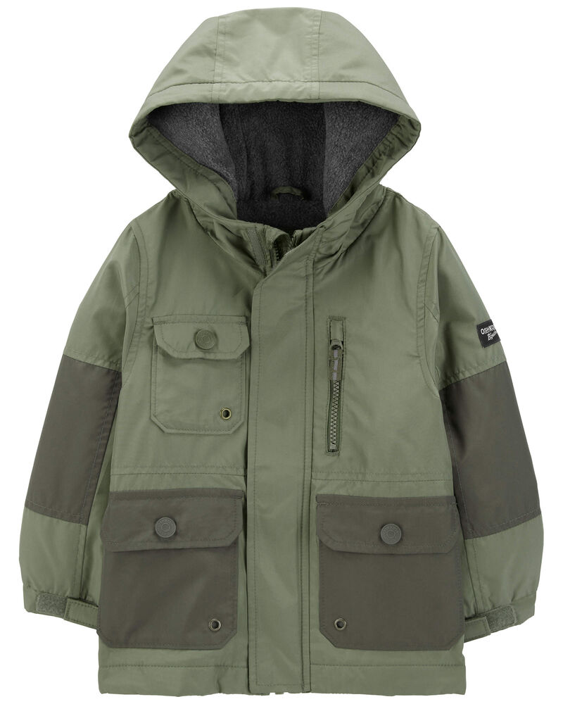 Toddler Fleece-Lined Midweight Utility Jacket
, image 1 of 3 slides