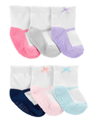 Baby 6-Pack Ballet Booties, image 1 of 8 slides