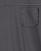 Kid Striped Short-Sleeve Tee - Black, image 2 of 3 slides