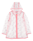 Rainbow Translucent Rain Jacket - Pink, image 1 of 2 slides