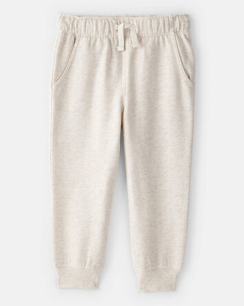 Toddler Boy DayDream Fleece Joggers - Cream, 