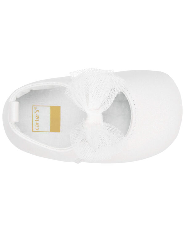 White Baby Mary Jane Dress Shoes