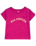 Toddler All Smiles Pocket Tee, image 1 of 5 slides
