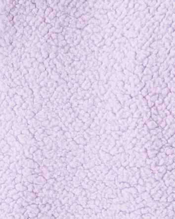 Toddler Girl Quarter-Zip Pullover Sweatshirt - Purple, 