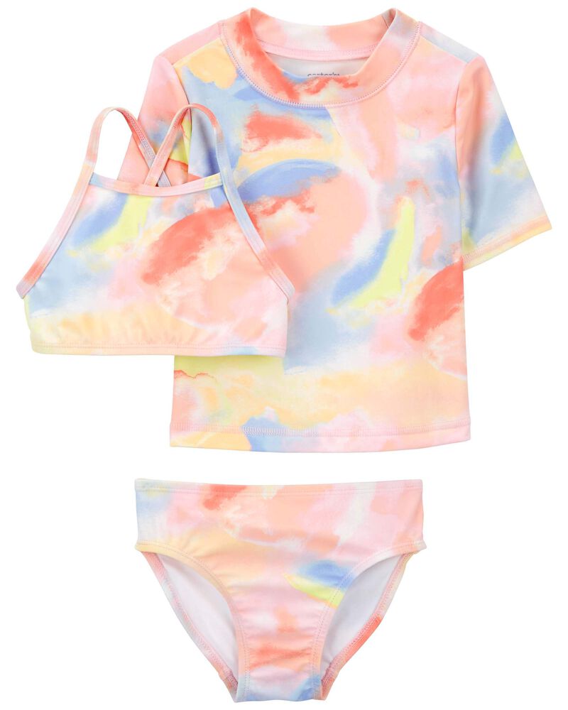 Baby Tie-Dye 3-Piece Rashguard Set, image 1 of 4 slides