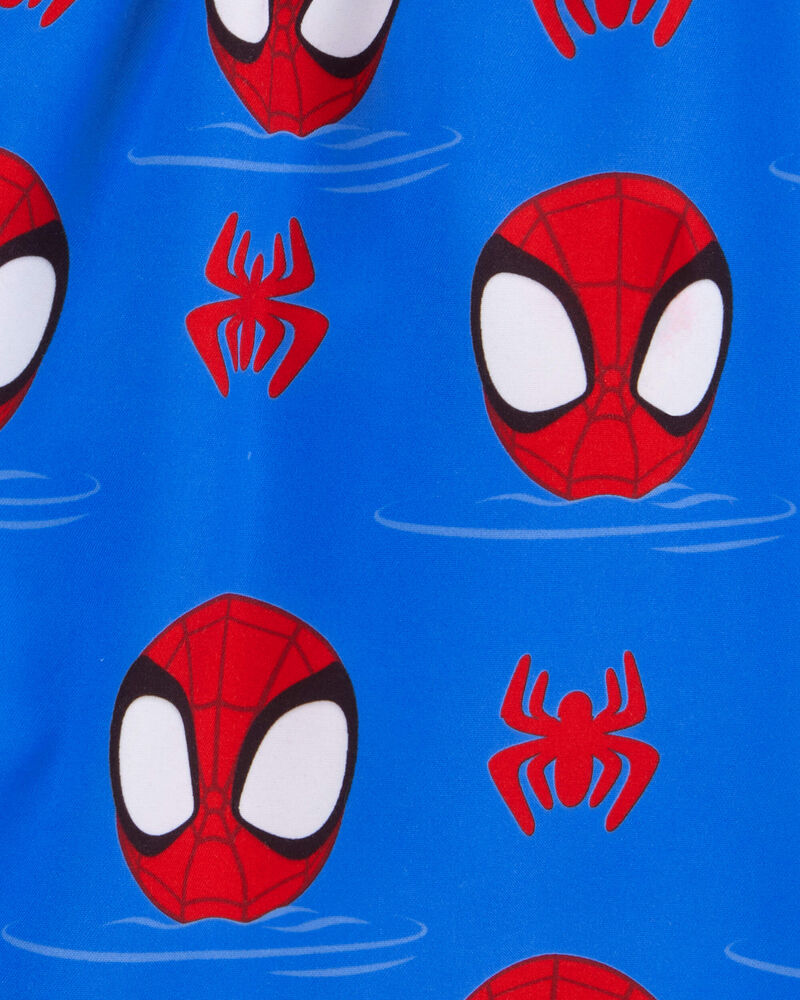 Toddler Marvel™ Spider-Man Swim Trunks - Red/Blue, image 3 of 3 slides