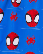 Toddler Marvel™ Spider-Man Swim Trunks - Red/Blue, image 3 of 3 slides