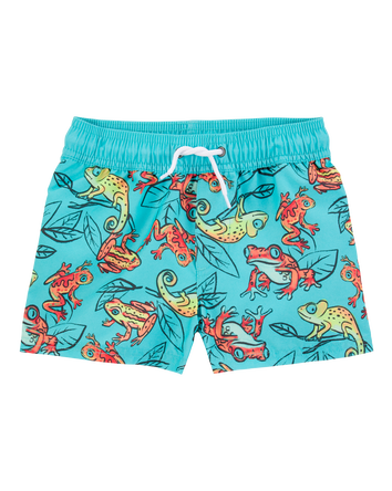 Toddler Boy Iguana Swim Trunks, 