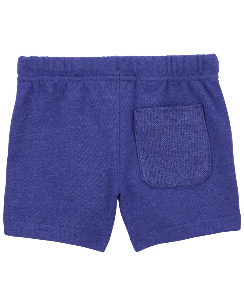 Baby Pull-On Reverse Pockets French Terry Shorts, image 2 of 3 slides