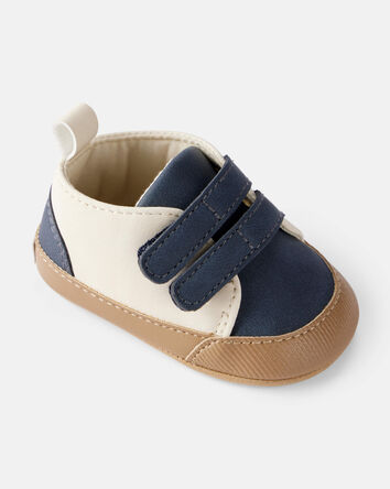 Baby Boy Color Block Casual Sneakers - Navy/White, 