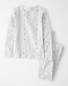 Kid Organic Cotton Pajamas in Icon Print, image 1 of 5 slides