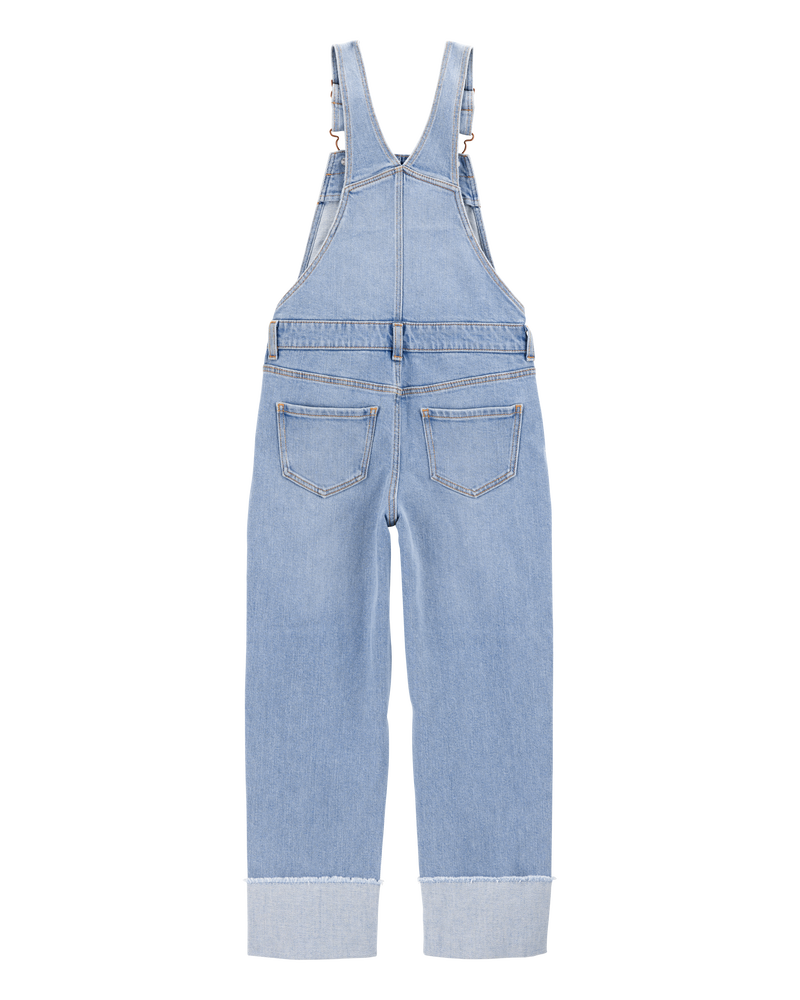 Kid Stretch Denim Overalls - Taz Wash, image 2 of 4 slides