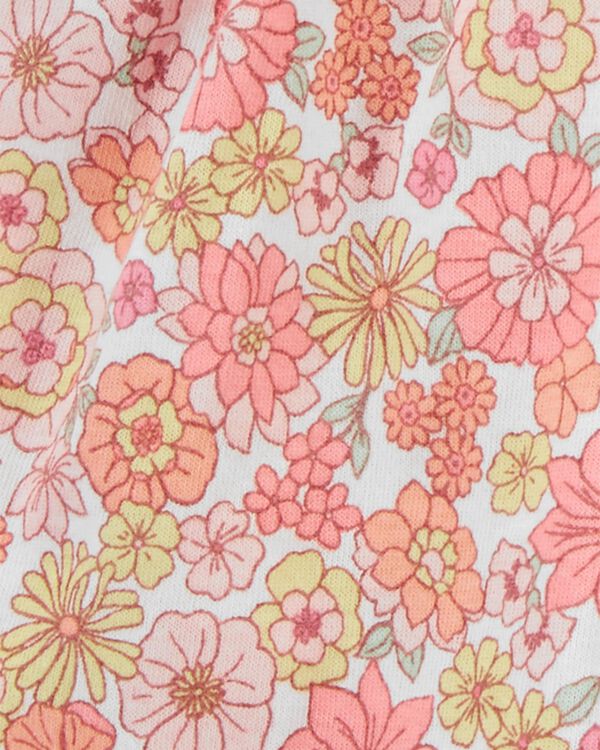 Multi Baby Floral Tank Bodysuit Dress