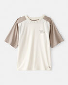Boys Active Short-Sleeve Graphic Tee - Ivory/Tan, image 1 of 3 slides