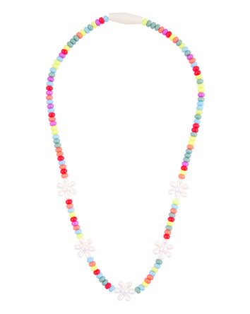 Toddler Flower Beaded Necklace, 