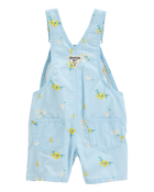 Baby Floral Striped Shortall, image 2 of 4 slides