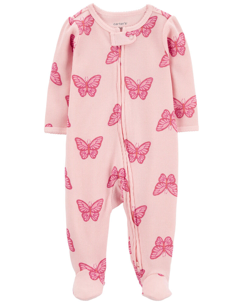Baby Butterfly 2-Way Zip Thermal Sleep & Play, image 1 of 5 slides
