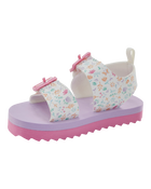 Toddler Casual Floral Sandals - Pink/White, image 7 of 7 slides
