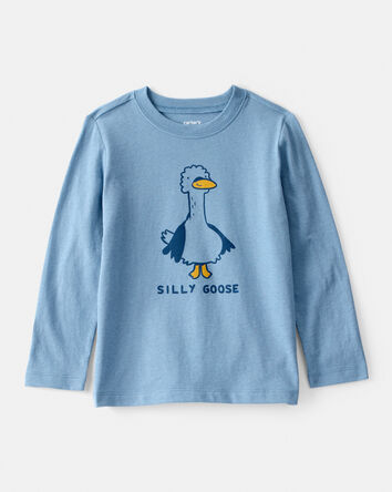 Toddler Boy Silly Goose Long-Sleeve Graphic Tee - Blue, 