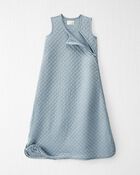 Baby Double Knit Zip Wearable Blanket in Blue Creek, image 2 of 5 slides