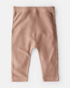 Baby Barn Print PurelySoft Pull-On Pants - Brown/White, image 2 of 7 slides