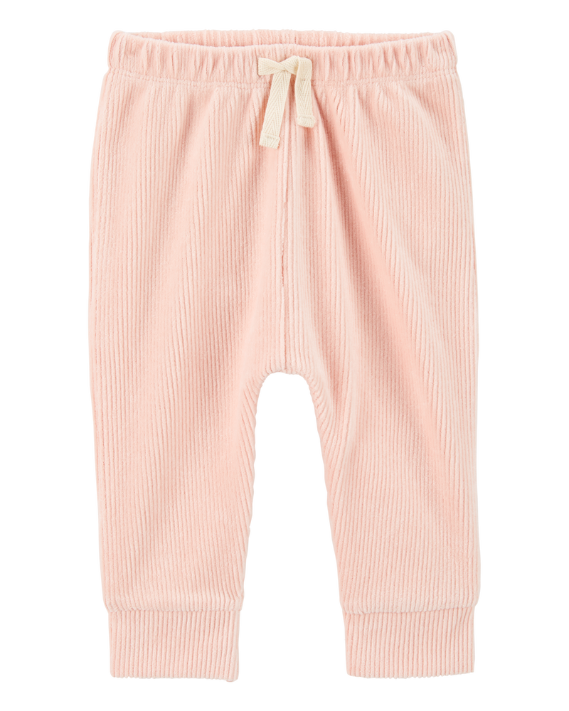 Baby Pull-On Velour Pants, image 1 of 7 slides