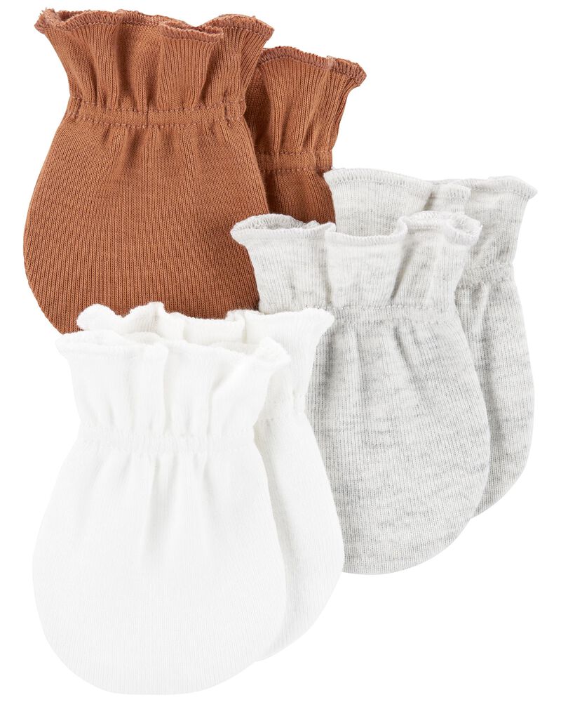 Baby 3-Pack Mittens, image 1 of 2 slides