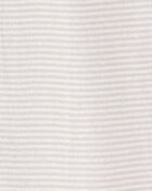 Baby 2-Pack Striped Elephant 2-Way Zip Cotton Sleep & Play Pajamas, image 2 of 4 slides