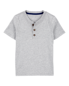Toddler Short-Sleeve Henley Tee, image 1 of 4 slides