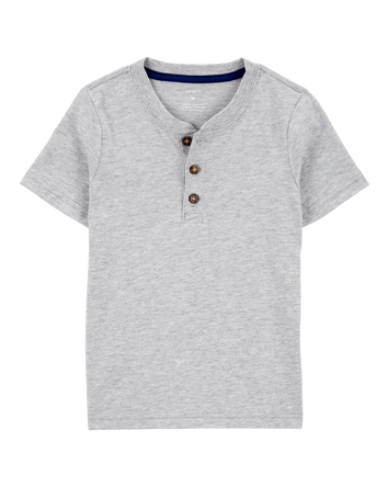 Toddler Short-Sleeve Henley Tee, 