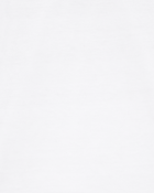 Toddler Pique Long-Sleeve Uniform Polo Shirt - White, image 2 of 3 slides