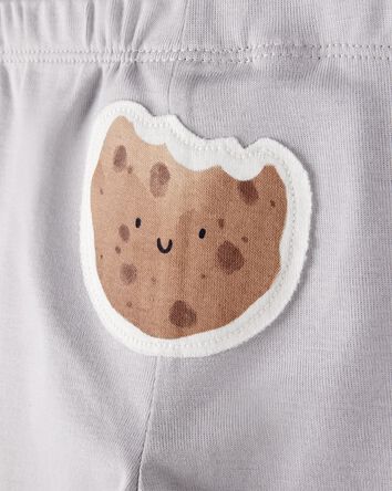 Baby 3-Piece Milk & Cookies Little Character Set® - Grey, 