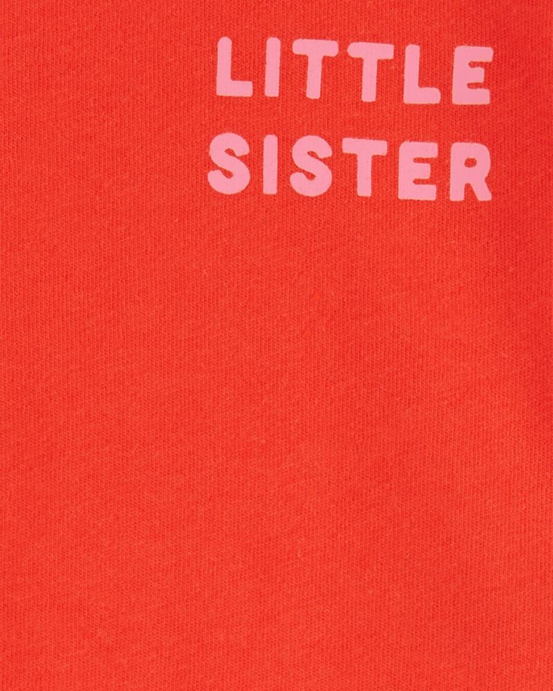 Baby Little Sister Cotton Bodysuit, image 3 of 4 slides