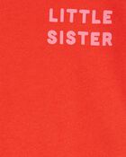 Baby Little Sister Cotton Bodysuit, image 3 of 4 slides
