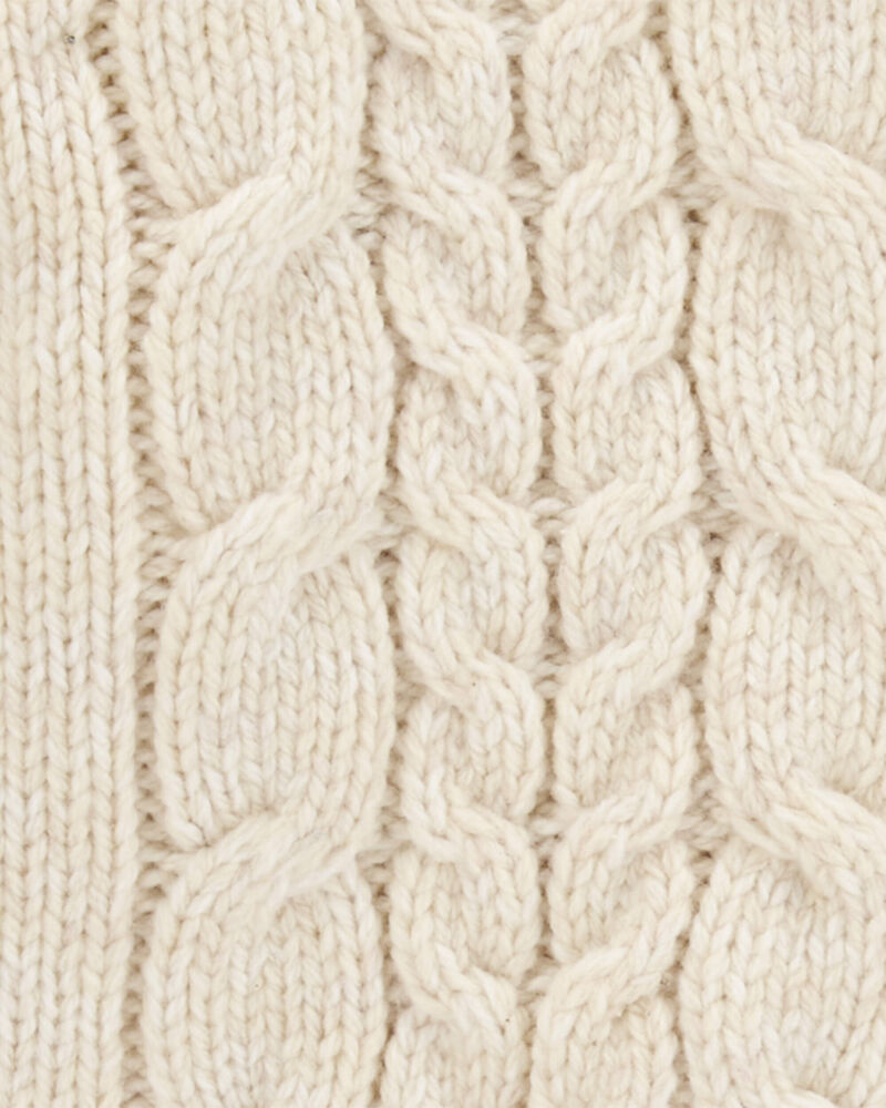 Baby Classic Cable Knit Cardigan , image 2 of 2 slides