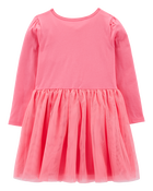 Toddler Tutu Jersey Dress, image 2 of 5 slides