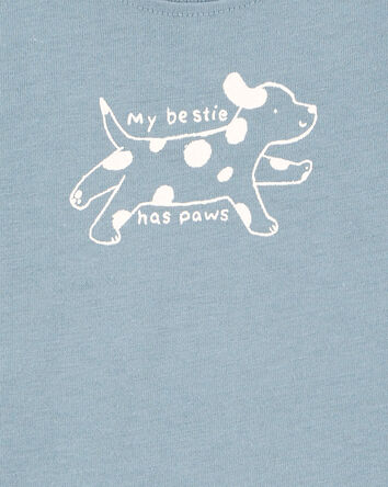 Baby My Bestie Has Paws Dog Collectible Bodysuit, 