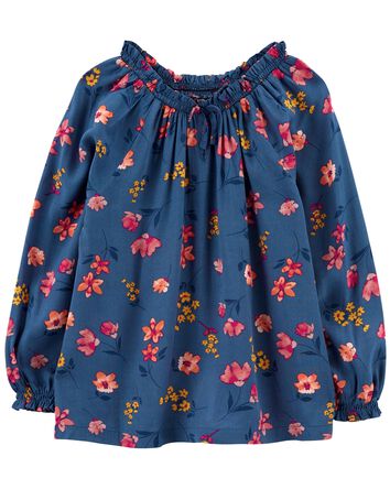 Kid Floral LENZING™ ECOVERO™ Top, 