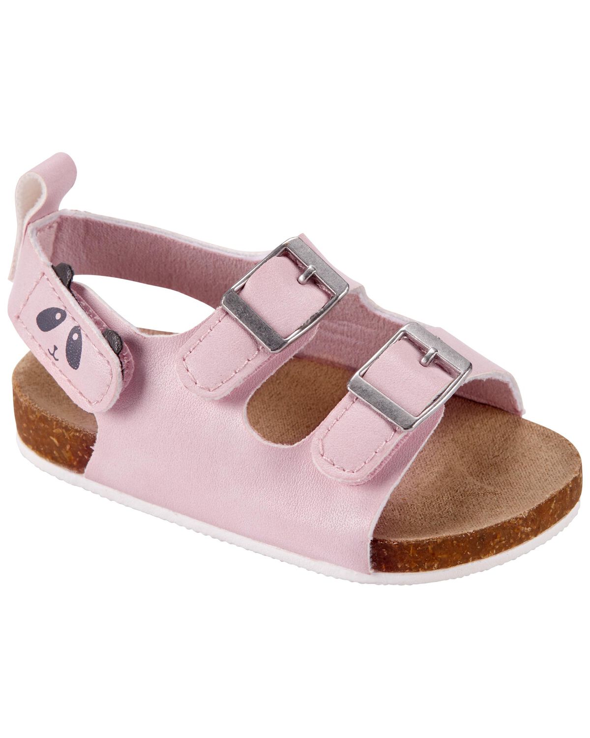 Pink Baby Faux Cork Sandal