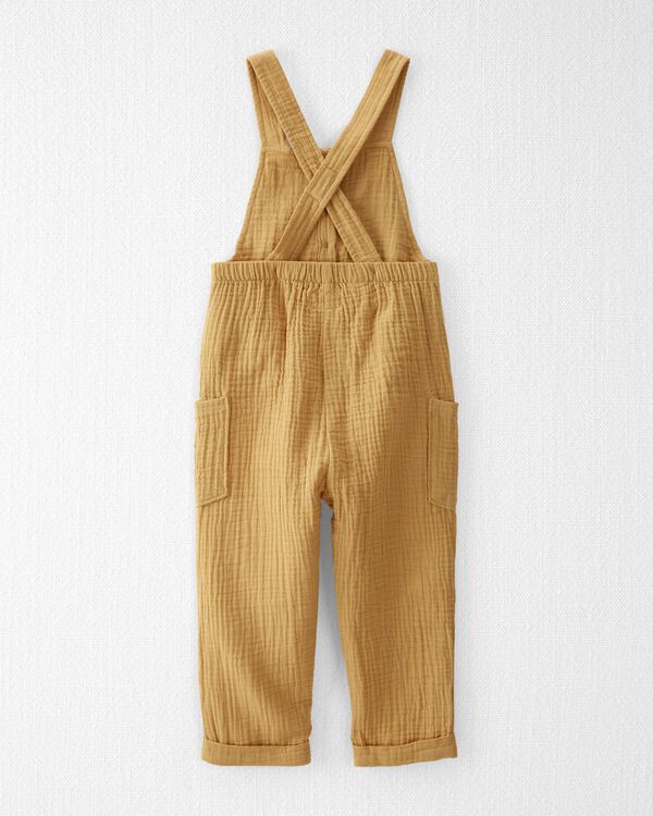 Prairie Grass Toddler Organic Cotton Gauze Overalls