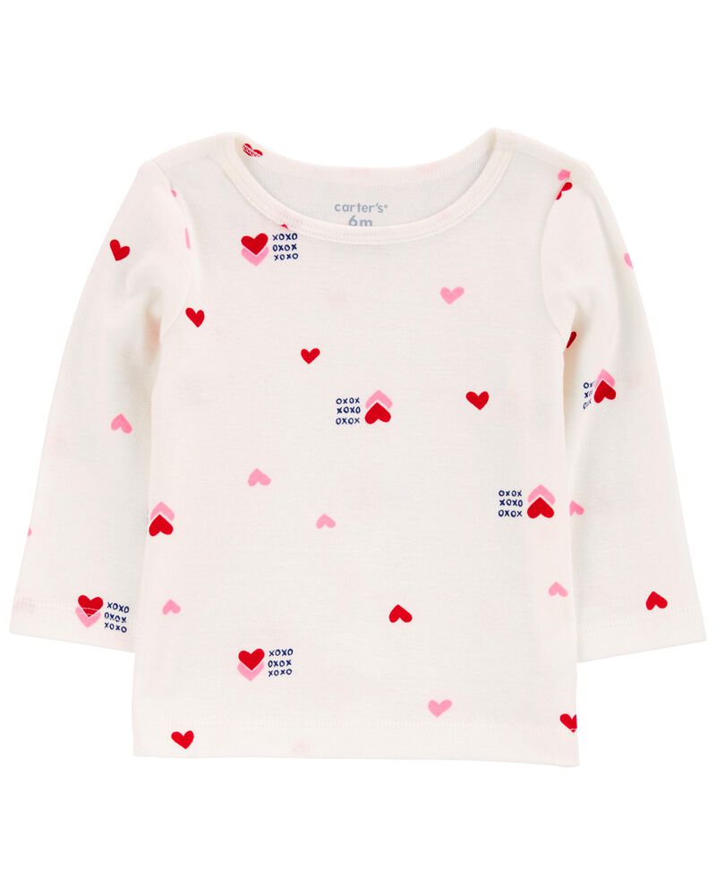 Baby 3-Piece Heart Print Jumper Set, image 3 of 6 slides